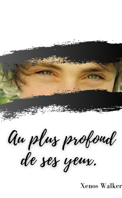 Couverture — Au plus profond de ses yeux. (One Shot gay)