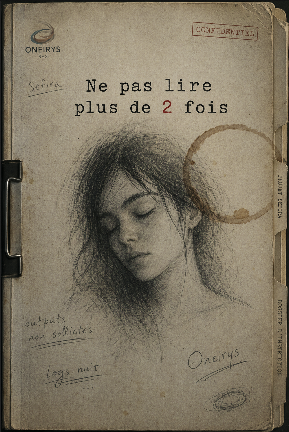 Couverture — Ne pas lire plus de 2 fois