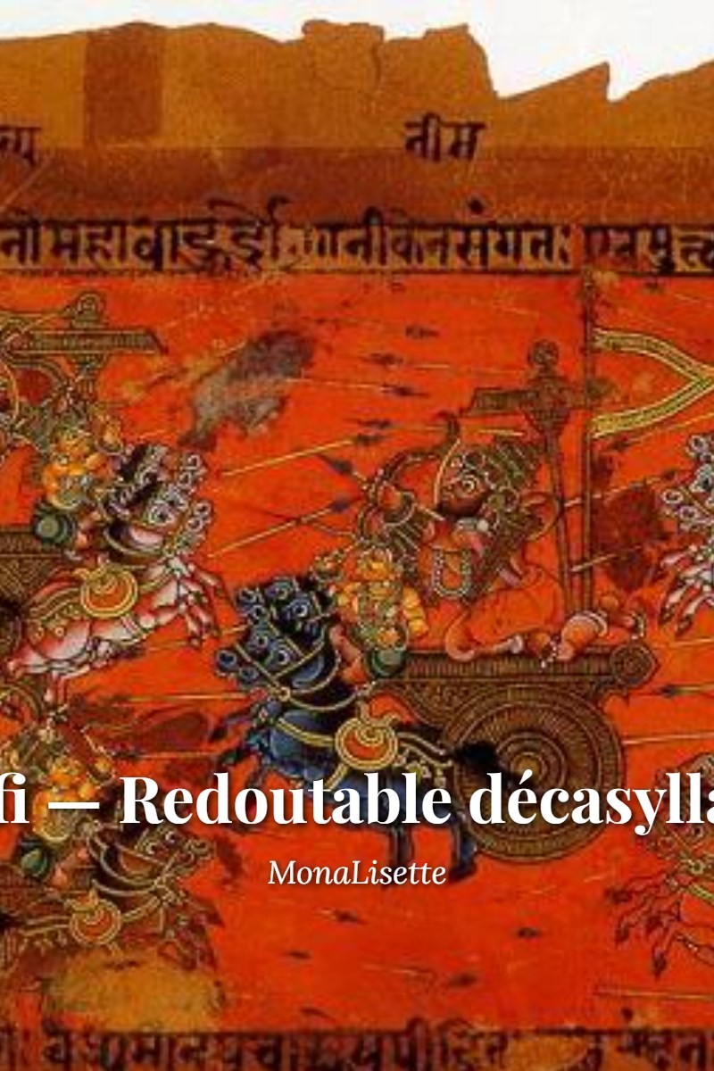 Couverture — Défi — Redoutable décasyllabe