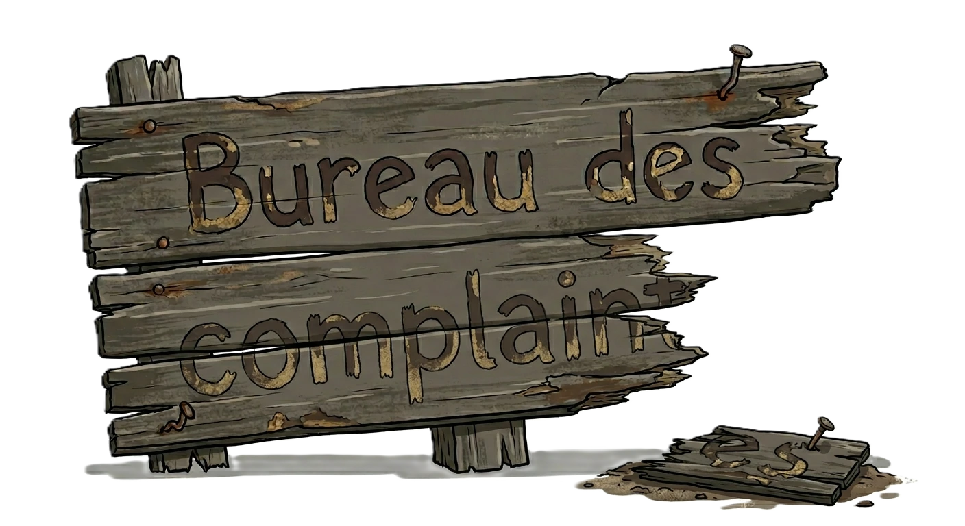 Panneau Bureau des Complaintes